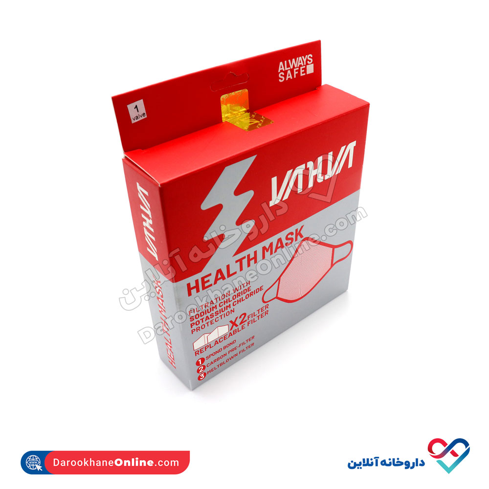 تصویر ماسک فیلتر دار 5 لایه یحیی قابل شست و شو 